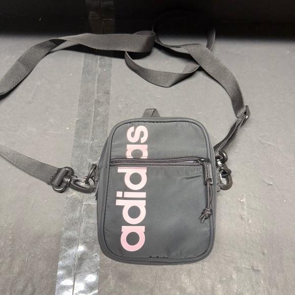 Adidas Black and Pink Belt Bag - Picture 1 of 3